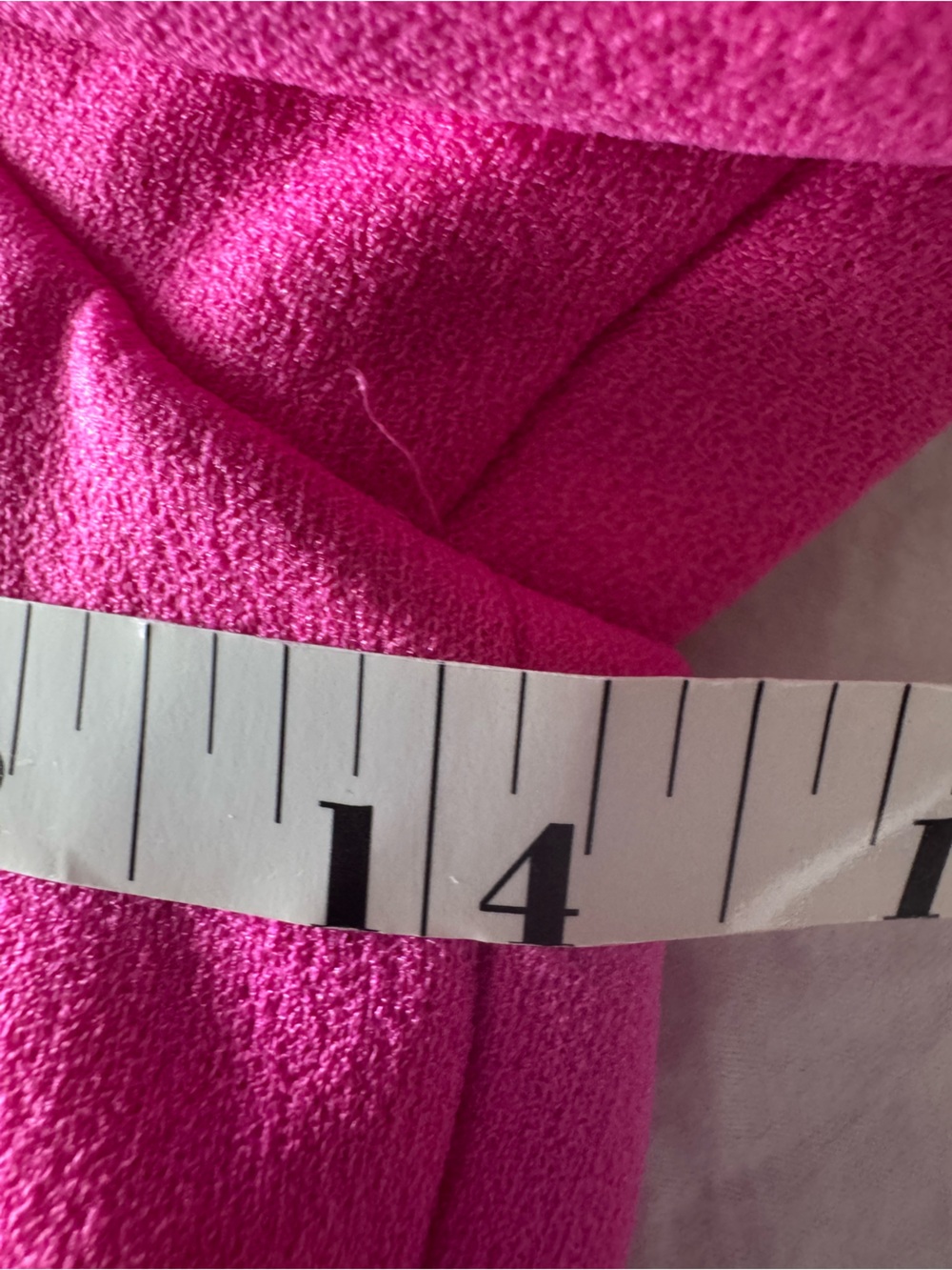 Zara Hot Pink Puff-Sleeve Crop Top - Picture 8 of 8
